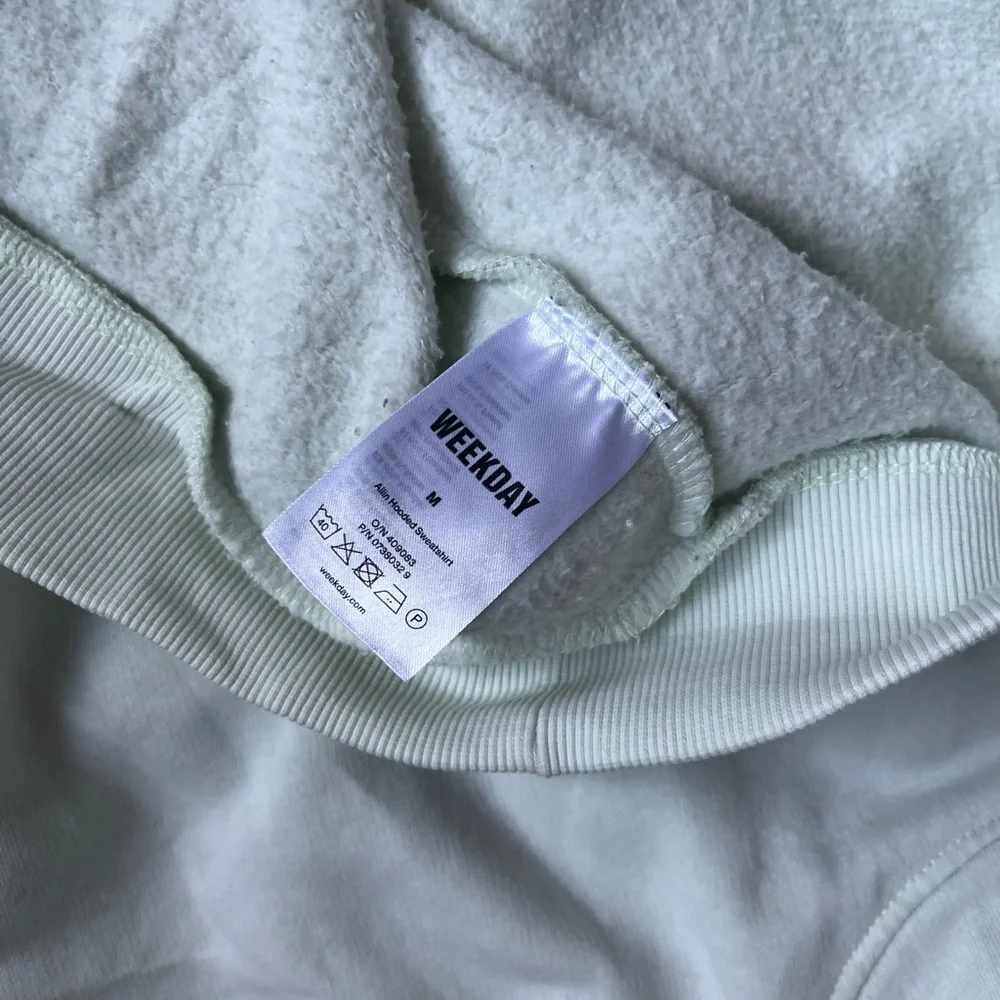 Weekday mint green oversized boyfriend hoodie - Picture 6 of 6